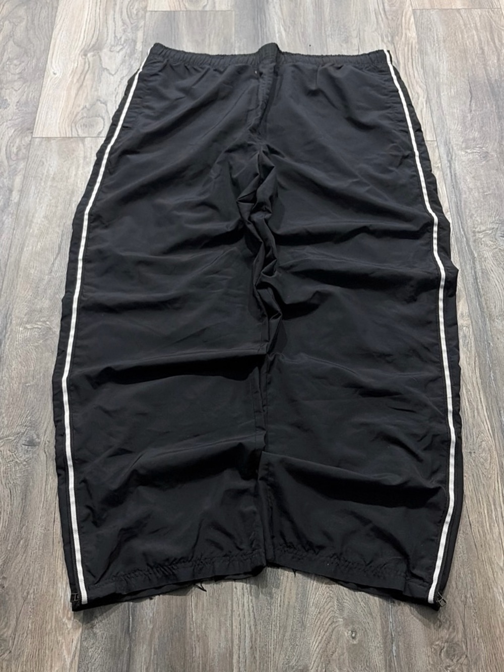 Vintage Old Navy Athletic Track Pants Black XL
